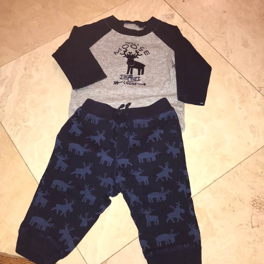 Gymboree set 3-6 months baby boy